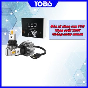 1 Bộ ( 2 Bóng) - Đèn LED Xi Nhan Sau Chui T15 Gắn Cho Xe VF3, VF5 Màu Vàng Chống Nháy Nhanh
