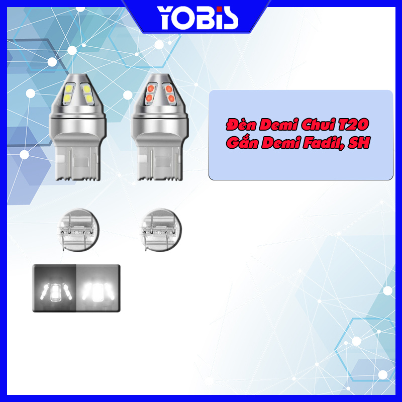 1 Bộ ( 2 Bóng) – Bóng LED Demi Chui T20-7443 Dành Riêng Cho Fadil, SH